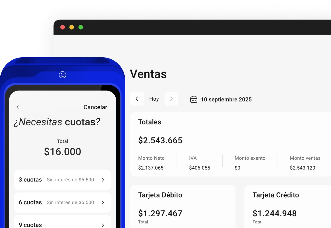 Configuración de pagos y métodos en dispositivos