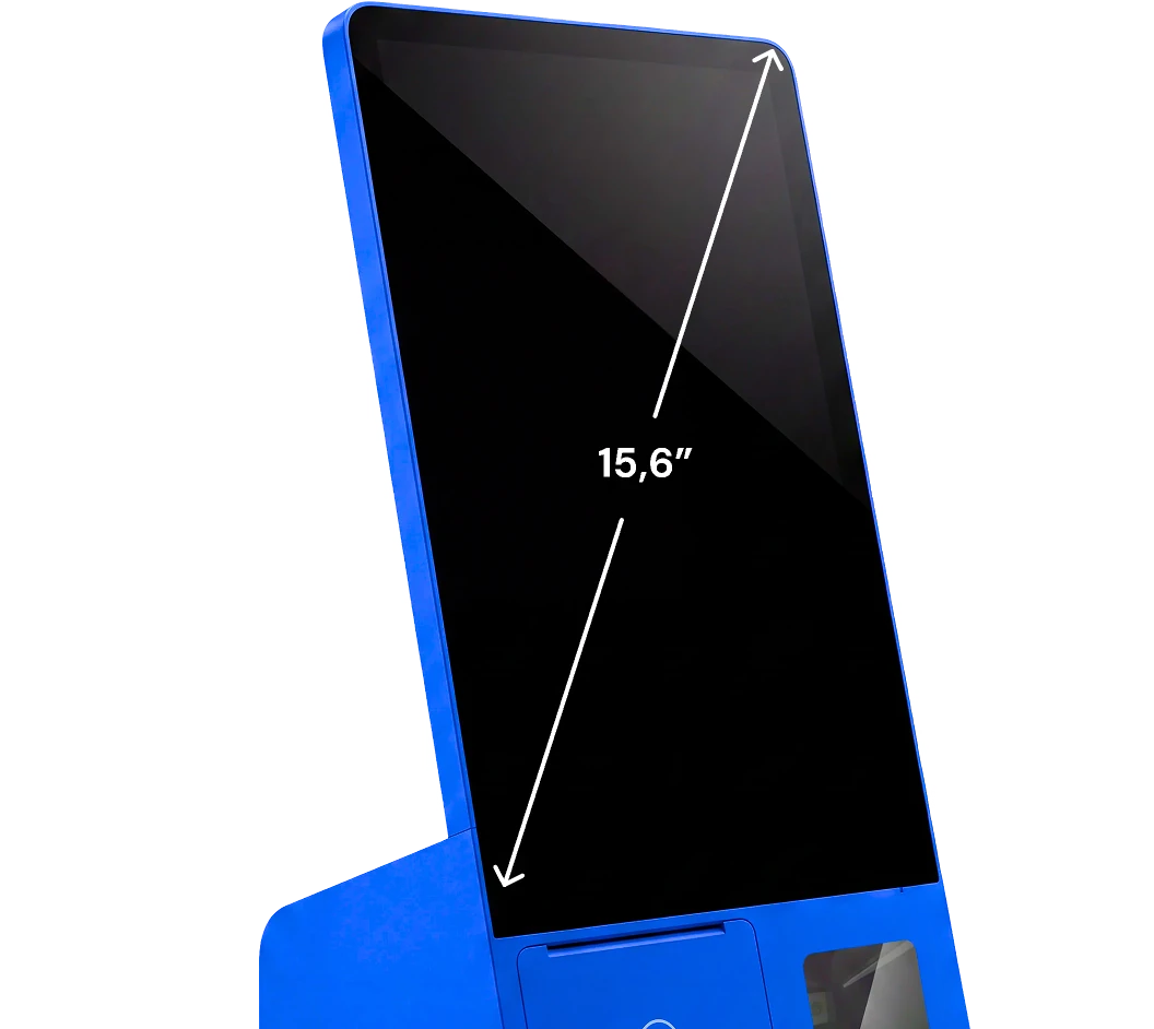 Pantalla táctil Full HD del kiosco de autoatención TUU