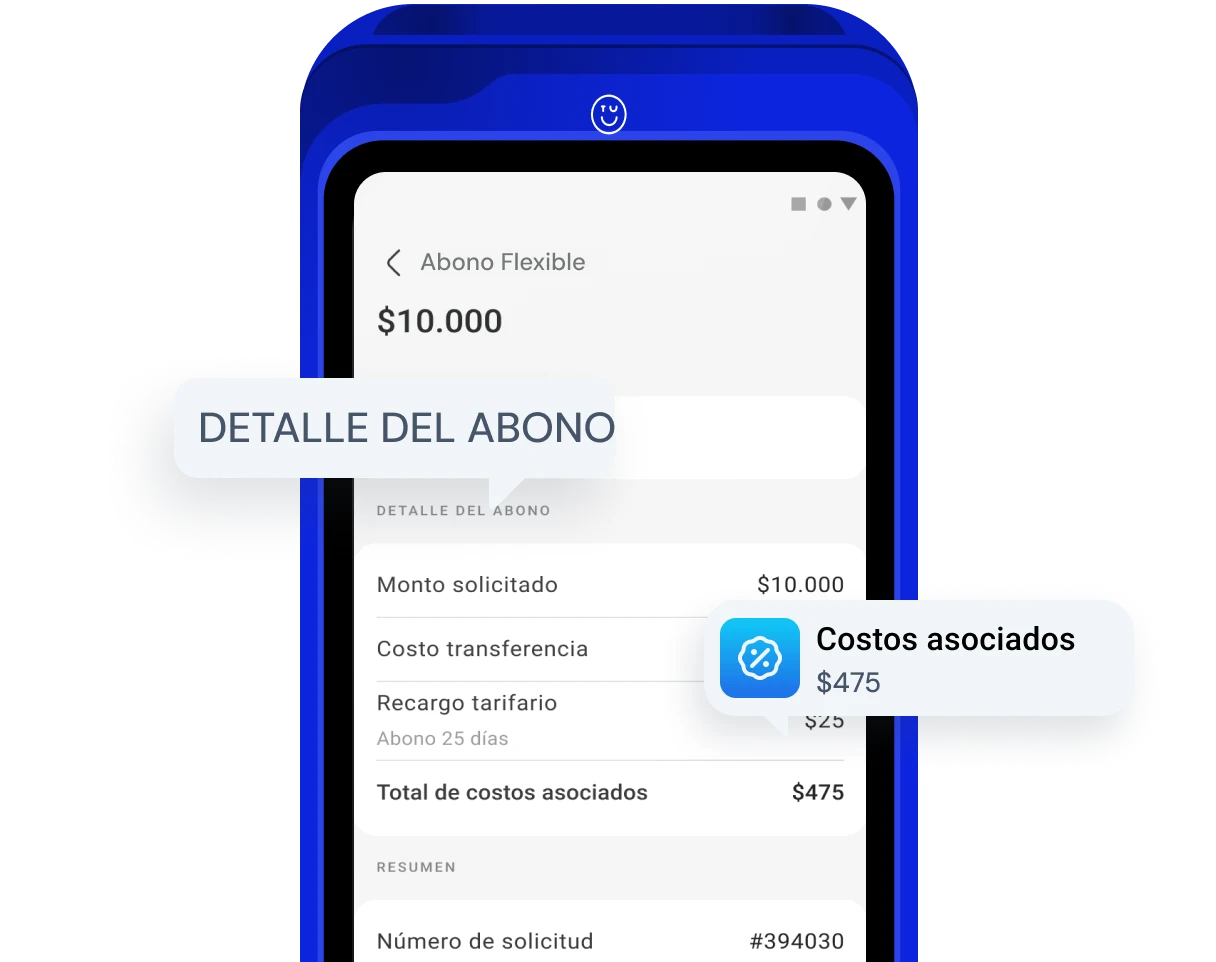 POS TUU — pantalla Abono Flexible